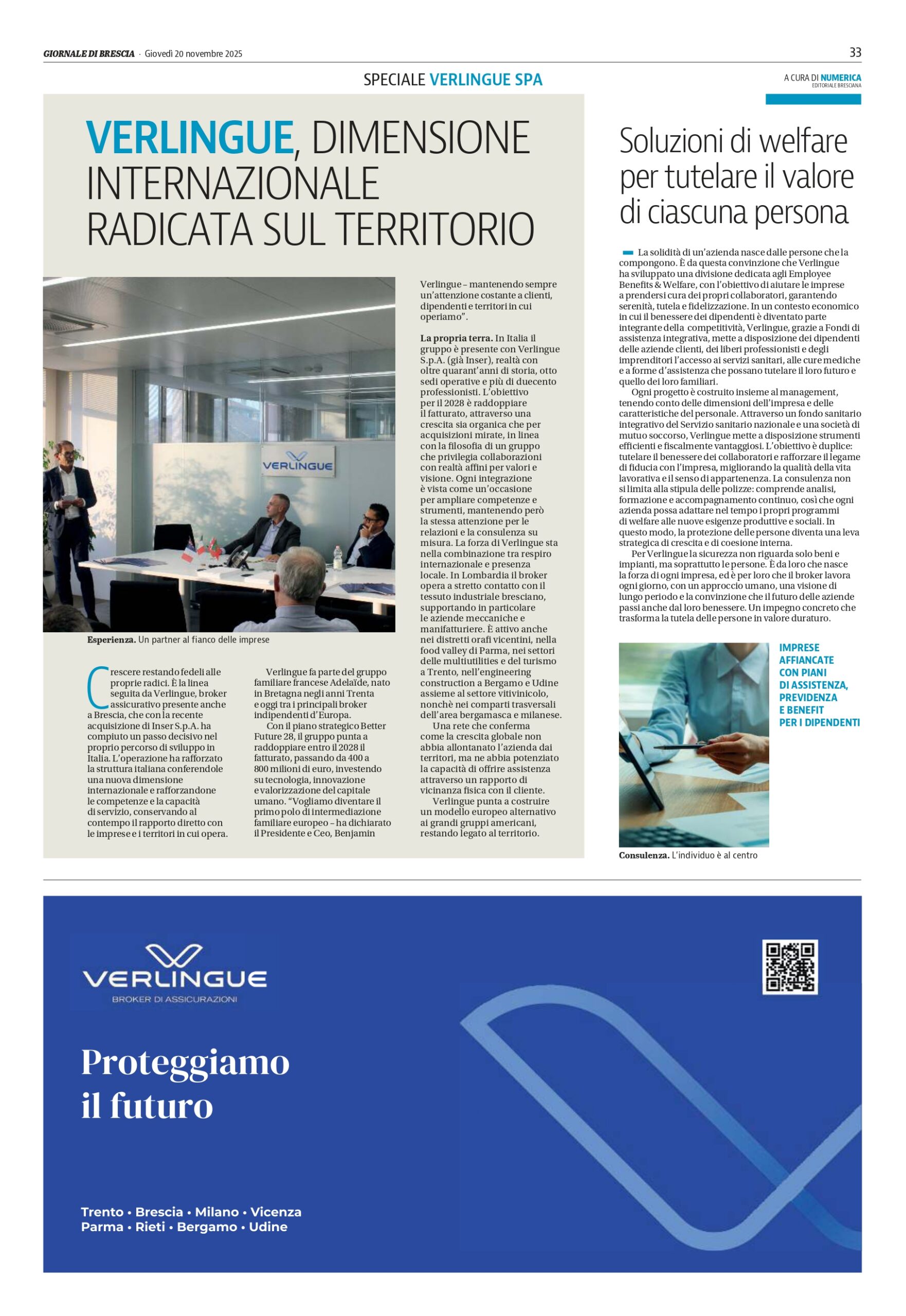 Verlingue, dimensione internazionale radicata sul territorio (da 